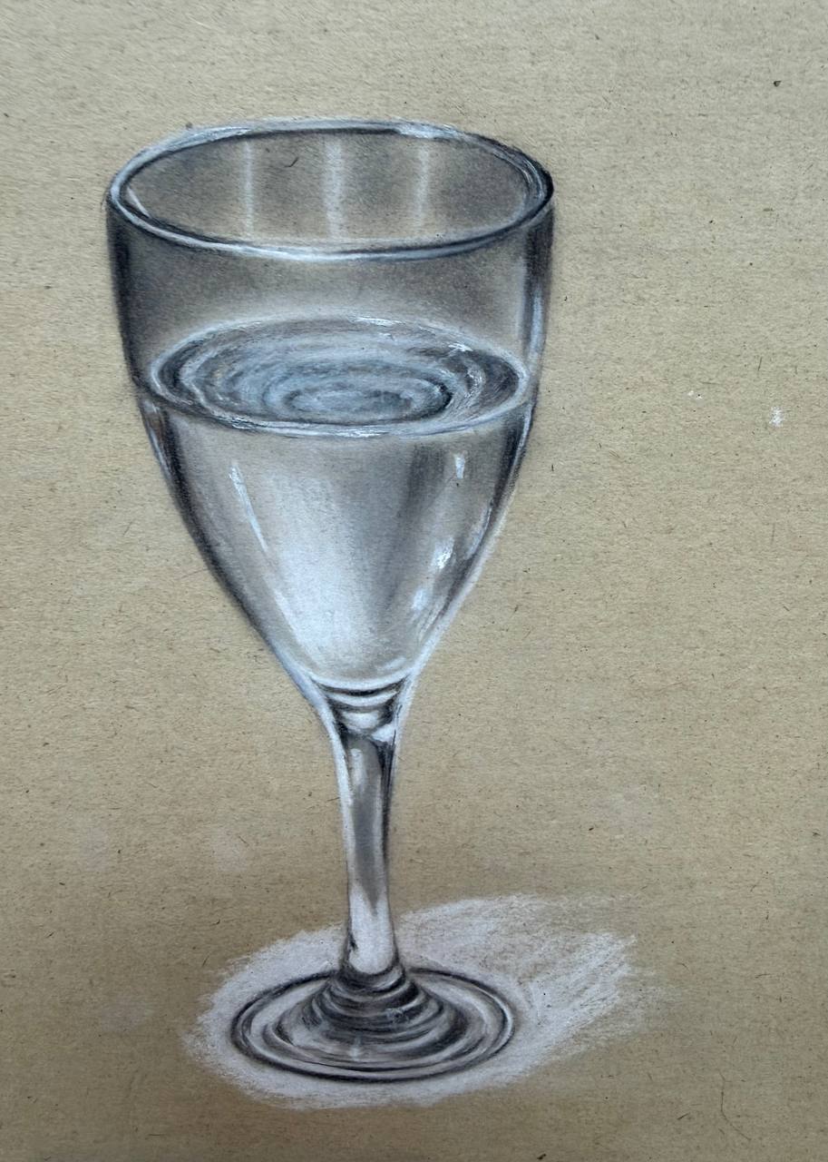 آموزش نقاشی سیاه قلم مینا میرزایی